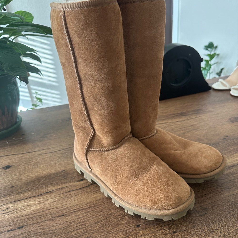 UGG Tan Suede Boots